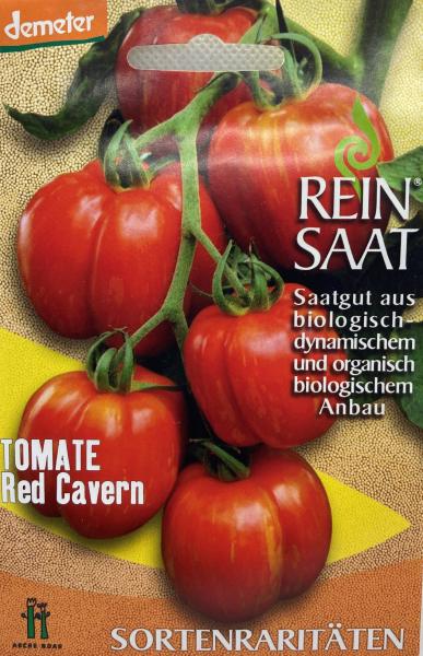Tomate Red Caverne - ReinSaat Saatgut - Demeter aus biologischem Anbau